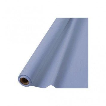 Pastel Blue Solid Table Roll, 40&quot; x 100&#39;