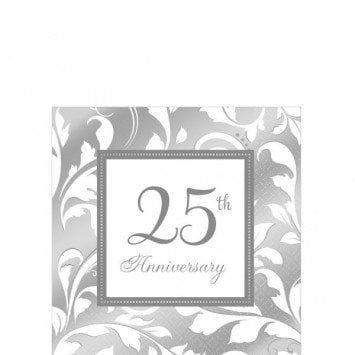 25th Anniversary Beverage Napkin (16)