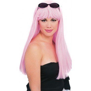 Glamour Light Pink Wig