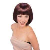 Supermodel Dark Red Wig