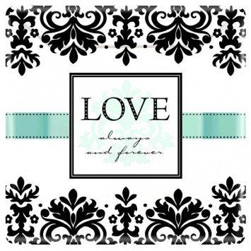 Always &amp; Forever 10&quot; Square Plates (8)
