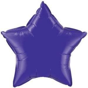 Quartz Purple Star 18&quot; Mylar Balloon