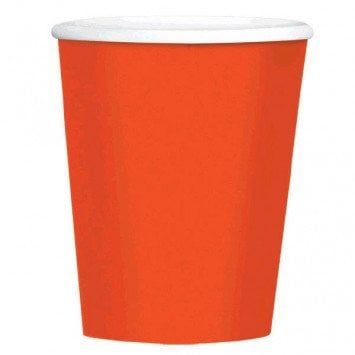 Orange Peel 9oz Paper Cup (8)