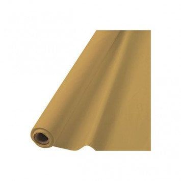 Gold Sparkle Solid Table Roll, 40&quot; x 100&#39;