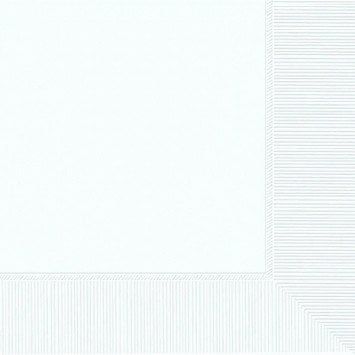 Frosty White Dinner Napkins (20)