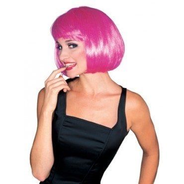 Supermodel Hot Pink Wig