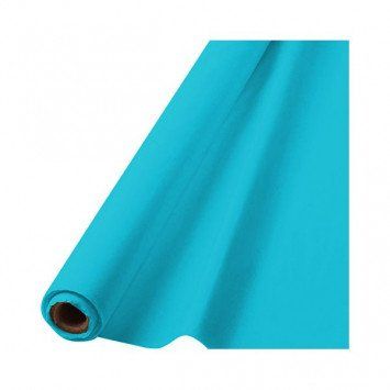 Caribbean Blue Solid Table Roll, 40&quot; x 100&#39;