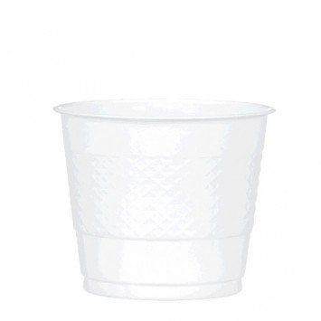 Frosty White 9oz Plastic Cup (20)