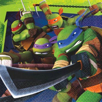TMNT Luncheon Napkins (16)