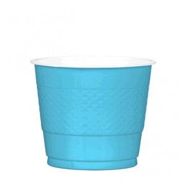 Caribbean Blue 9oz Plastic Cup (20)