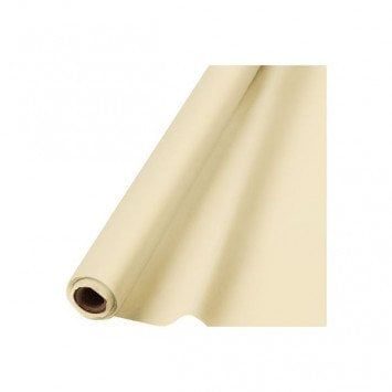 Vanilla Crème Solid Solid Table Roll, 40&quot; x 100&#39;