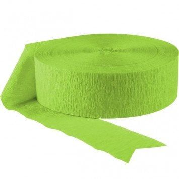 Kiwi Jumbo Solid Crepe Streamer 500&#39;