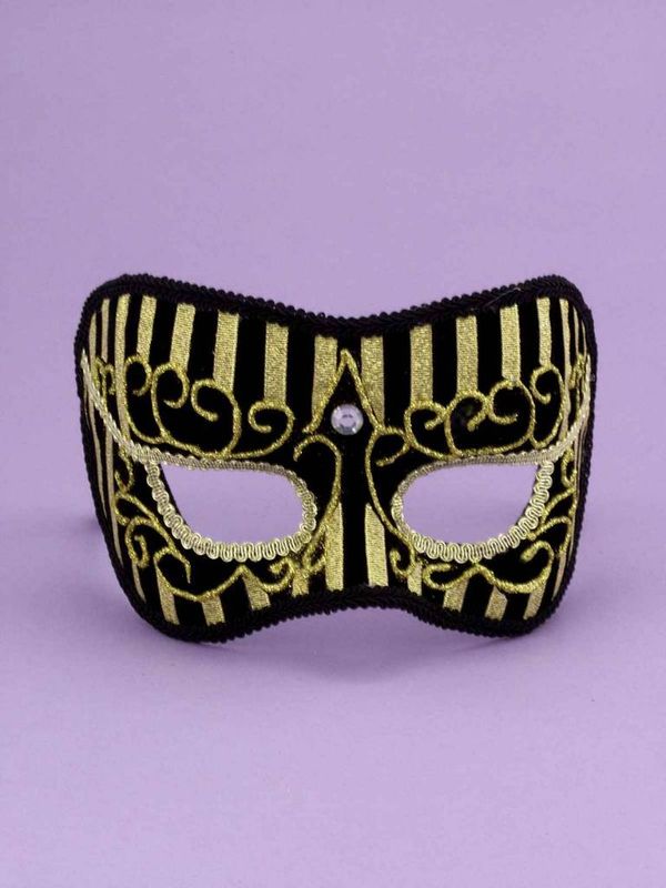 Best Ever Gold Stripe Mask