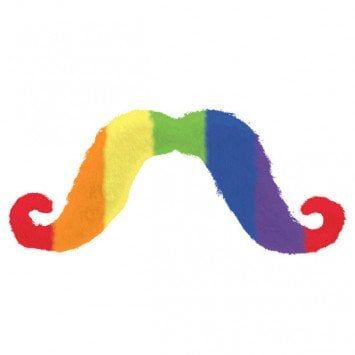 Rainbow Moustache