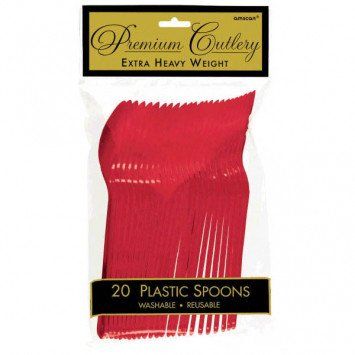 Apple Red Premium Spoons (20)