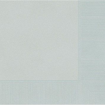Silver Lunch Napkins (50)