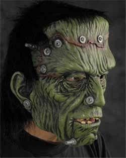 Glued and Screwed Frankenstein Mask
