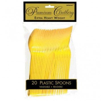 Yellow Sunshine Premium Spoons (20)