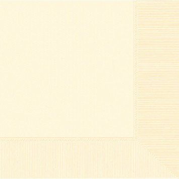 Vanilla Crème  Beverage Napkins (50)