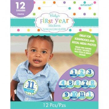 Baby&#39;s First Year Stickers Boy