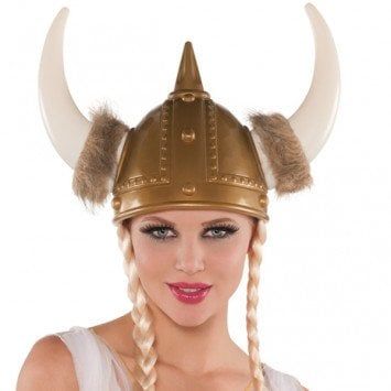 Viking Helmet With Braids