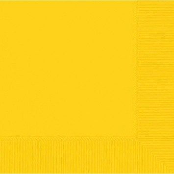 Yellow Sunshine Dinner Napkins (20)