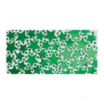 Green Metallic Star Confetti