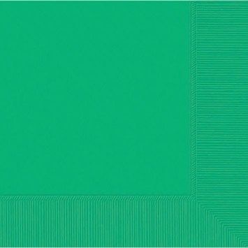 Festive Green Lunch Napkins (50)