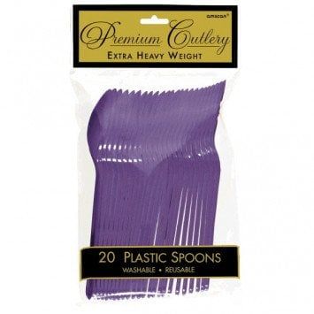 Purple Premium Spoons (20)