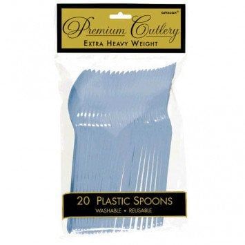Pastel Blue Premium Spoons (20)