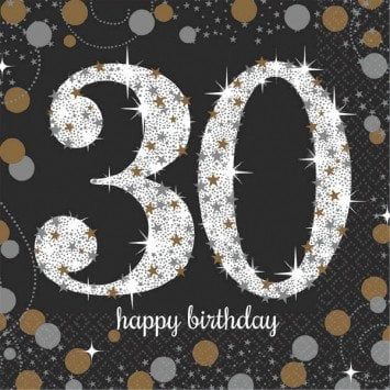 Sparkling Celebration 30 Beverage Napkins (16)