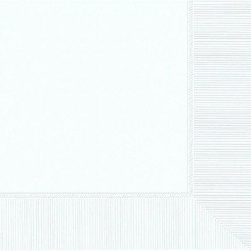 Frosty White Lunch Napkins (50)