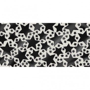 Black Metallic Star Confetti