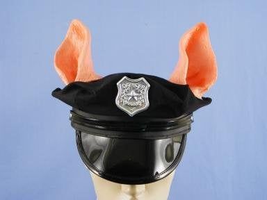 Police Hat w/Pig Ears