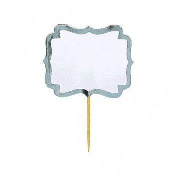 Foil White Label Picks (24)