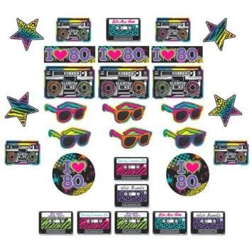 Totally 80s Mega Value Cutout Pack (30)