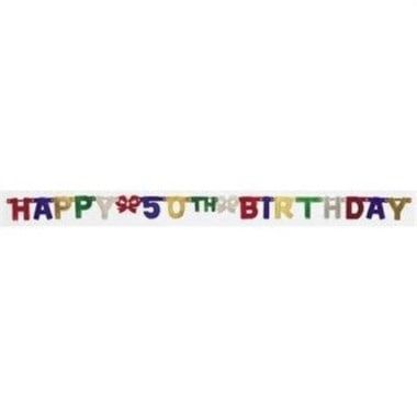 50th Birthday Banner