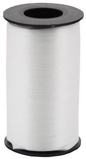 White Curling Ribbon 500yds (01)