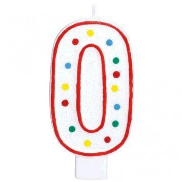 #0 Numeral Candle