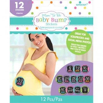 Mom To Be Baby Bump Stickers (12)