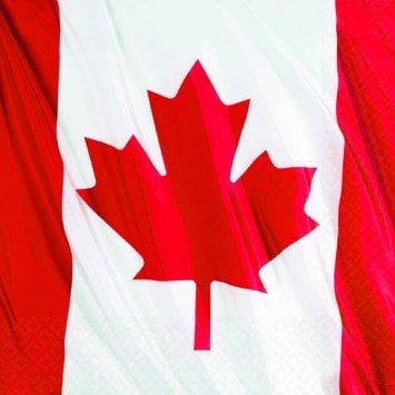 Waving Flag Beverage Napkins (30)