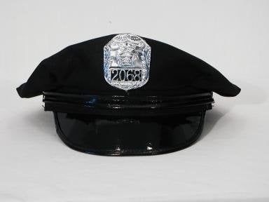Black Police Hat