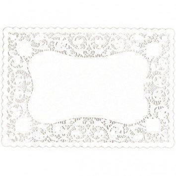 White Dollie Placemats
