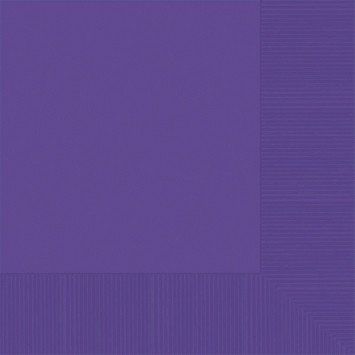 Purple Lunch Napkins (50)