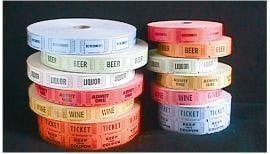 Roll Tickets 2000 Beer