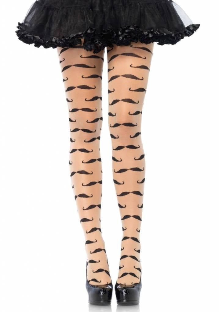 Moustache Pantyhose