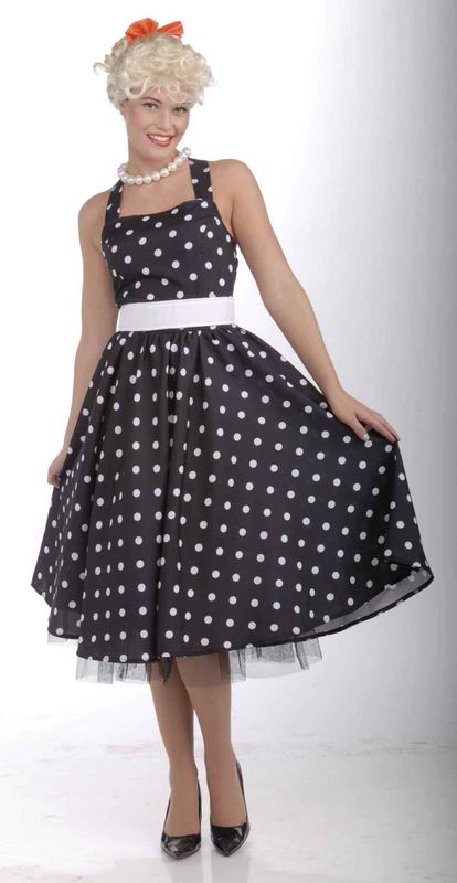 50s Cutie Black XS/S Costume