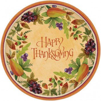 Thanksgiving Medley Dessert Plates