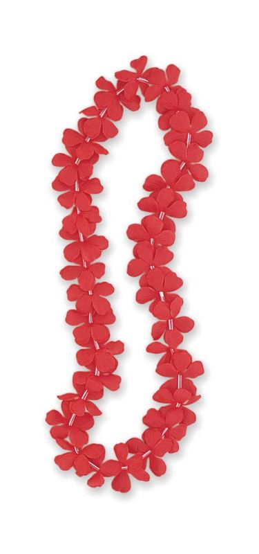 Red Flower Lei