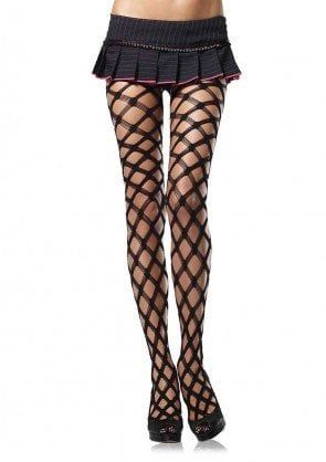 Large 5 String Fish Scale Fishnet Pantyhose